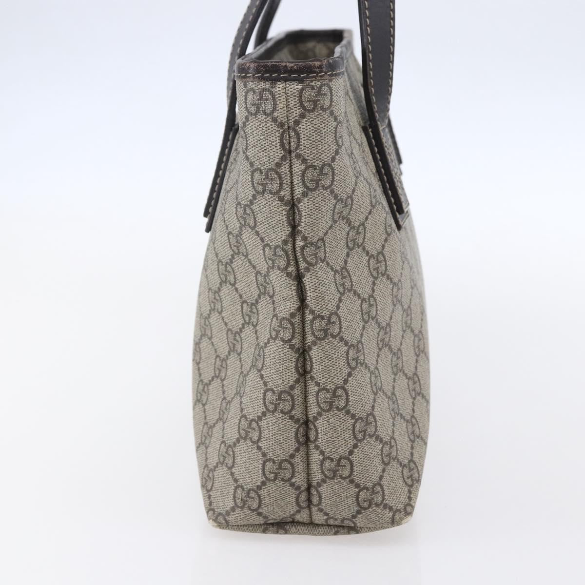 Gucci Plus Tote GG Coated Canvas with Leather, BEIGE, CANVAS, Tote bag