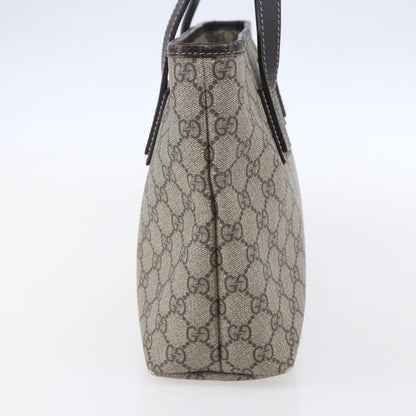 Gucci Plus Tote GG Coated Canvas with Leather, BEIGE, CANVAS, Tote bag
