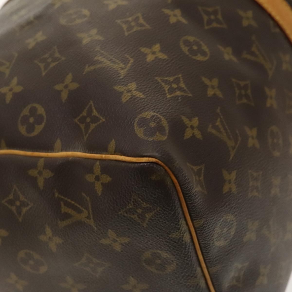 Louis Vuitton Keepall Bag Monogram Canvas, BROWN, CANVAS, Travel bag