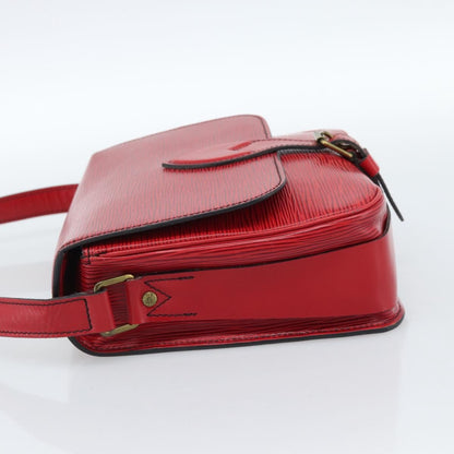 Louis Vuitton Cartouchiere Handbag Epi Leather, Red, Leather, Shoulder Bag