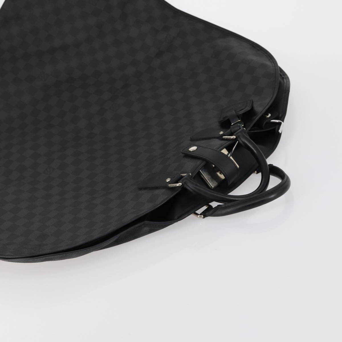 Louis Vuitton Garment Cover Damier Graphite, GRAY, CANVAS, Travel bag