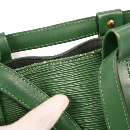 Louis Vuitton Randonnee Backpack Epi Leather, GREEN, LEATHER, Shoulder bag