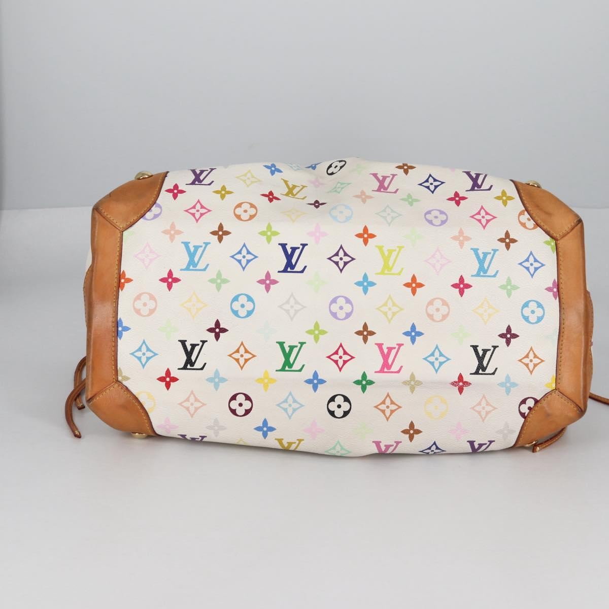 Louis Vuitton Ursula Handbag Monogram Multicolor, WHITE, CANVAS, Handbag