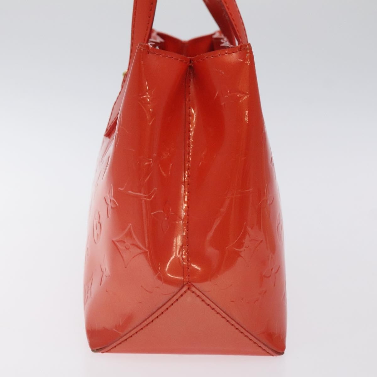 Louis Vuitton Wilshire Handbag Monogram Vernis, ORANGE, PATENT_LEATHER, Tote bag