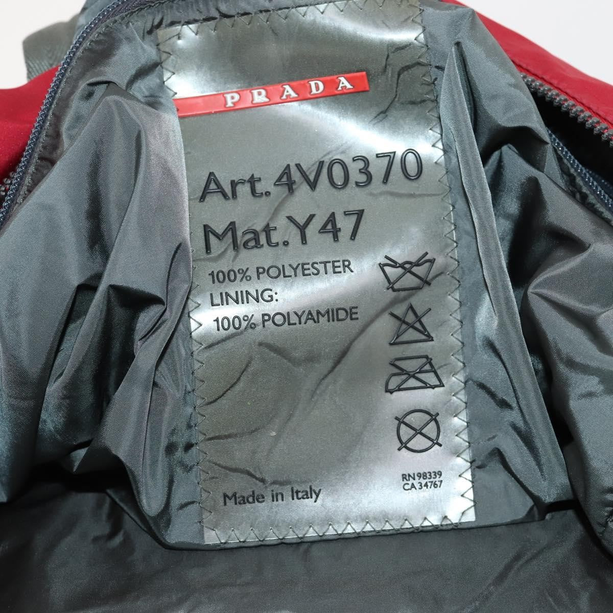Prada Sport Line Boston Bag Nylon, Red, Nylon, Travel Bag
