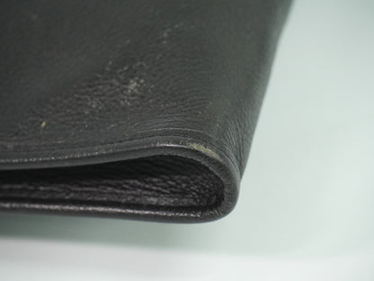 Saint Laurent Vintage Shoulder Bag Leather, BLACK, LEATHER, Shoulder bag