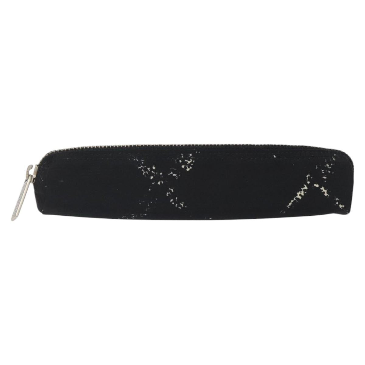 Chanel Travel Line Pen Case Nylon, BLACK, NYLON, Wallets