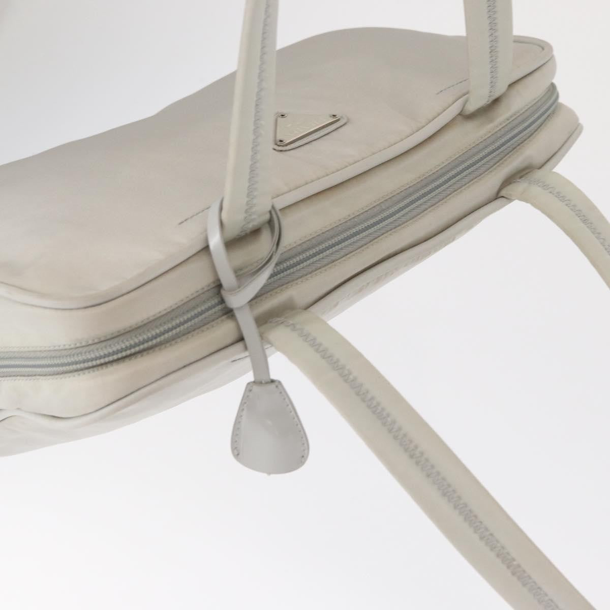 Prada Vintage Tote Nylon, WHITE, NYLON, Tote bag