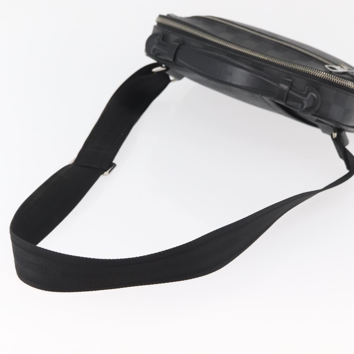 Louis Vuitton Ambler Waist Bag Damier Graphite, Gray, Canvas, Shoulder Bag