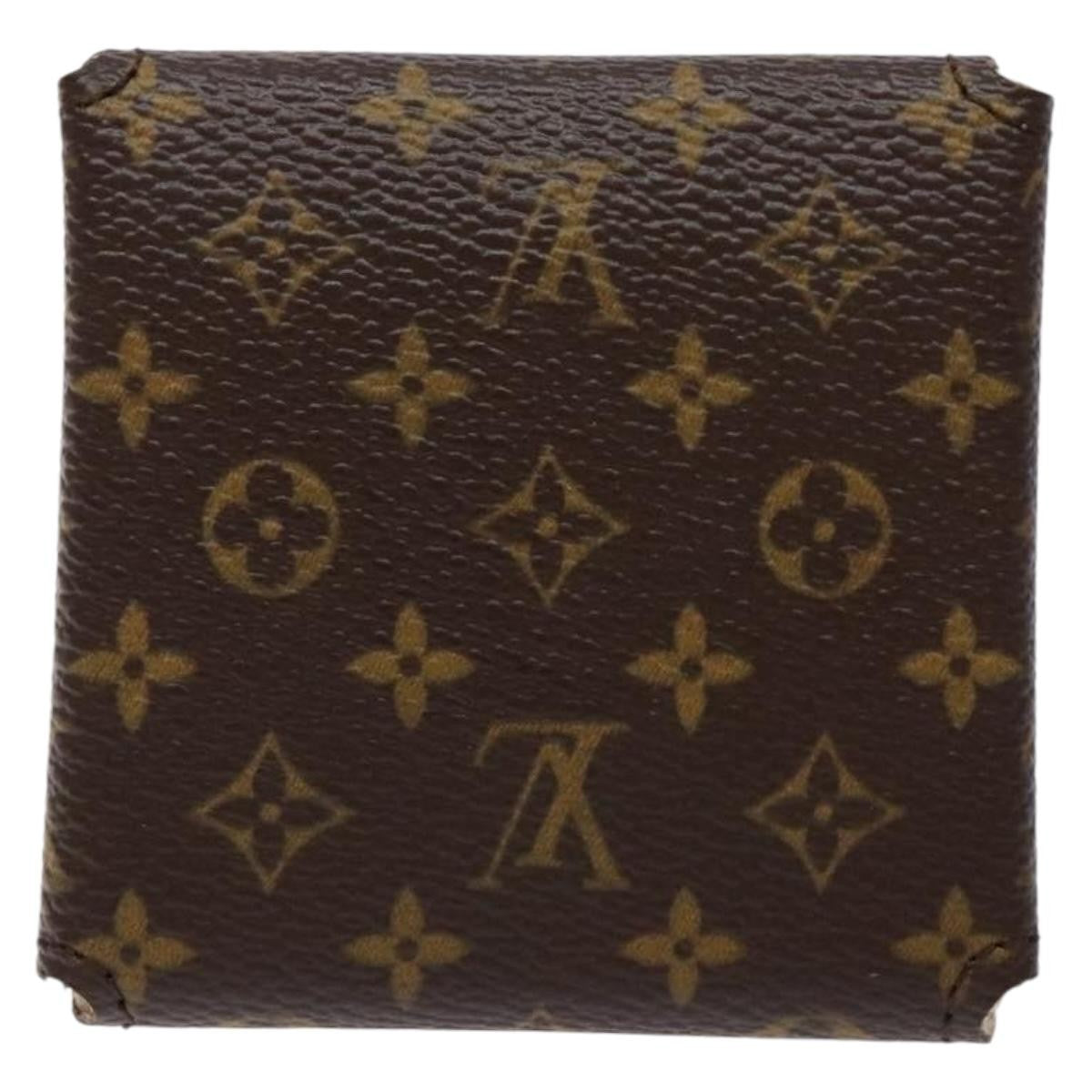 Louis Vuitton CASE JEWELRY BOX Canvas, BROWN, CANVAS, Wallets