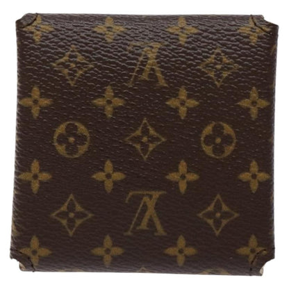 Louis Vuitton CASE JEWELRY BOX Canvas, BROWN, CANVAS, Wallets