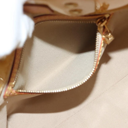 Louis Vuitton Reade Handbag Monogram Vernis, Yellow, Patent Leather, Handbag