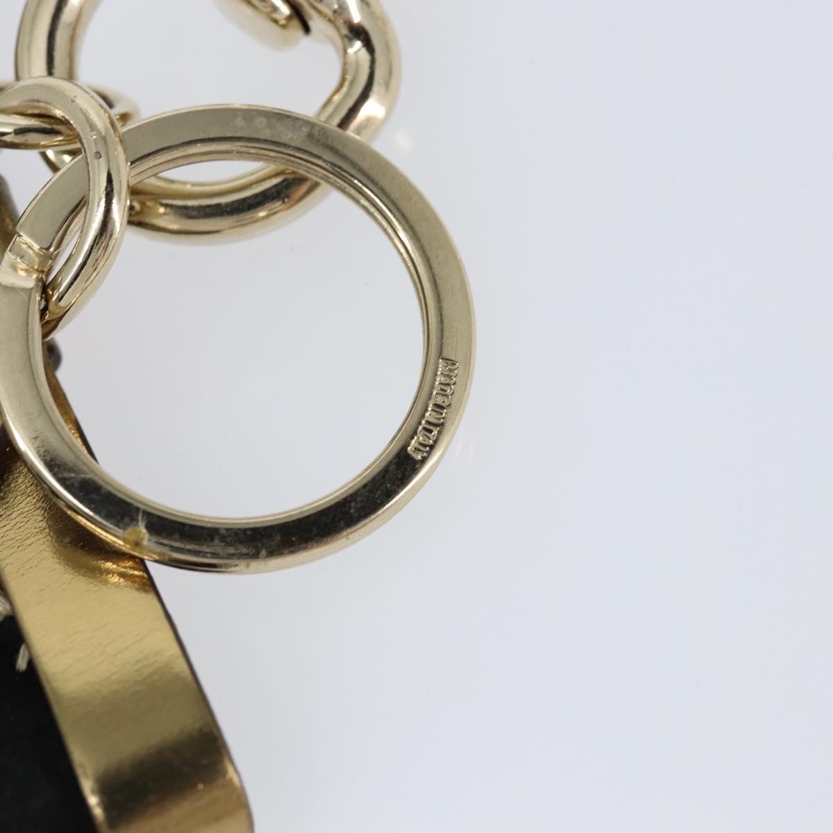 Gucci Dog Keychain GG Coated Canvas, BEIGE, CANVAS, Charms and Keychains