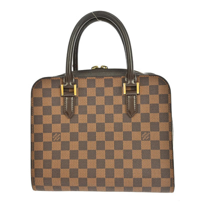 Louis Vuitton Triana Bag Damier, BROWN, CANVAS, Handbag