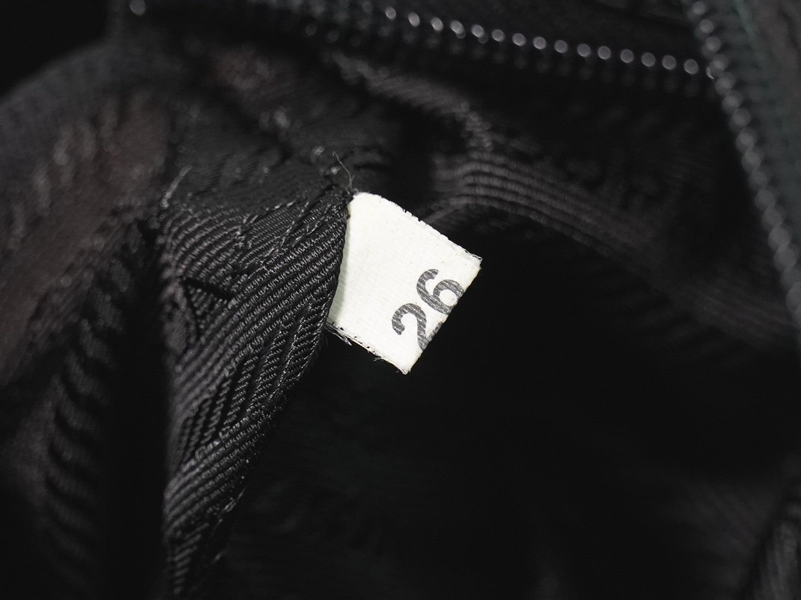 Prada Front Zip Messenger Bag Tessuto, Black, Nylon, Shoulder Bag