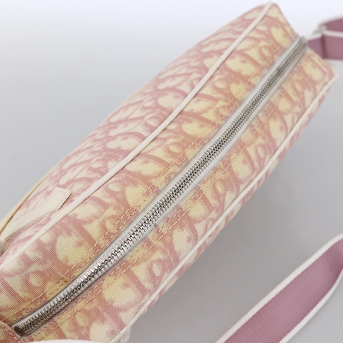 Christian Dior Vintage Crossbody Bag Diorissimo Canvas, PINK, CANVAS, Shoulder bag
