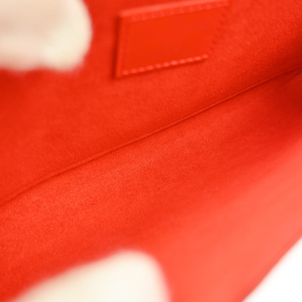 Louis Vuitton Felicie Pochette Epi Leather, Red, Leather, Clutch