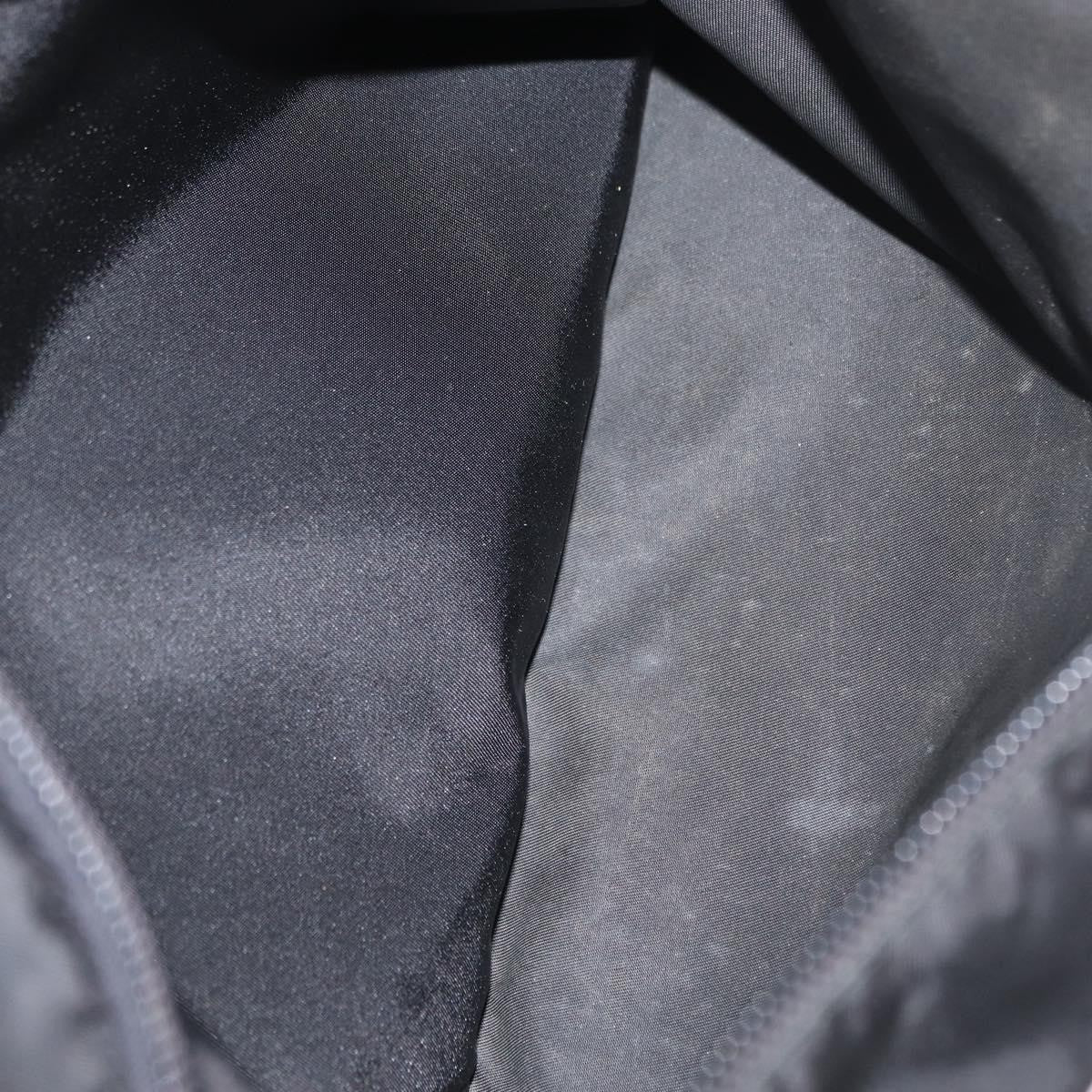 Prada Front Pocket Messenger Bag Tessuto, Black, Nylon, Shoulder Bag