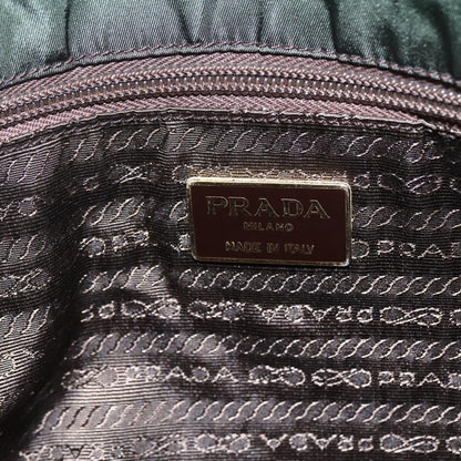 Prada Vintage Tote Tessuto, Khaki, Nylon, Tote Bag
