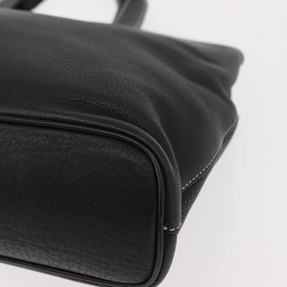 Burberry Vintage Handbag Leather, BLACK, LEATHER, Handbag