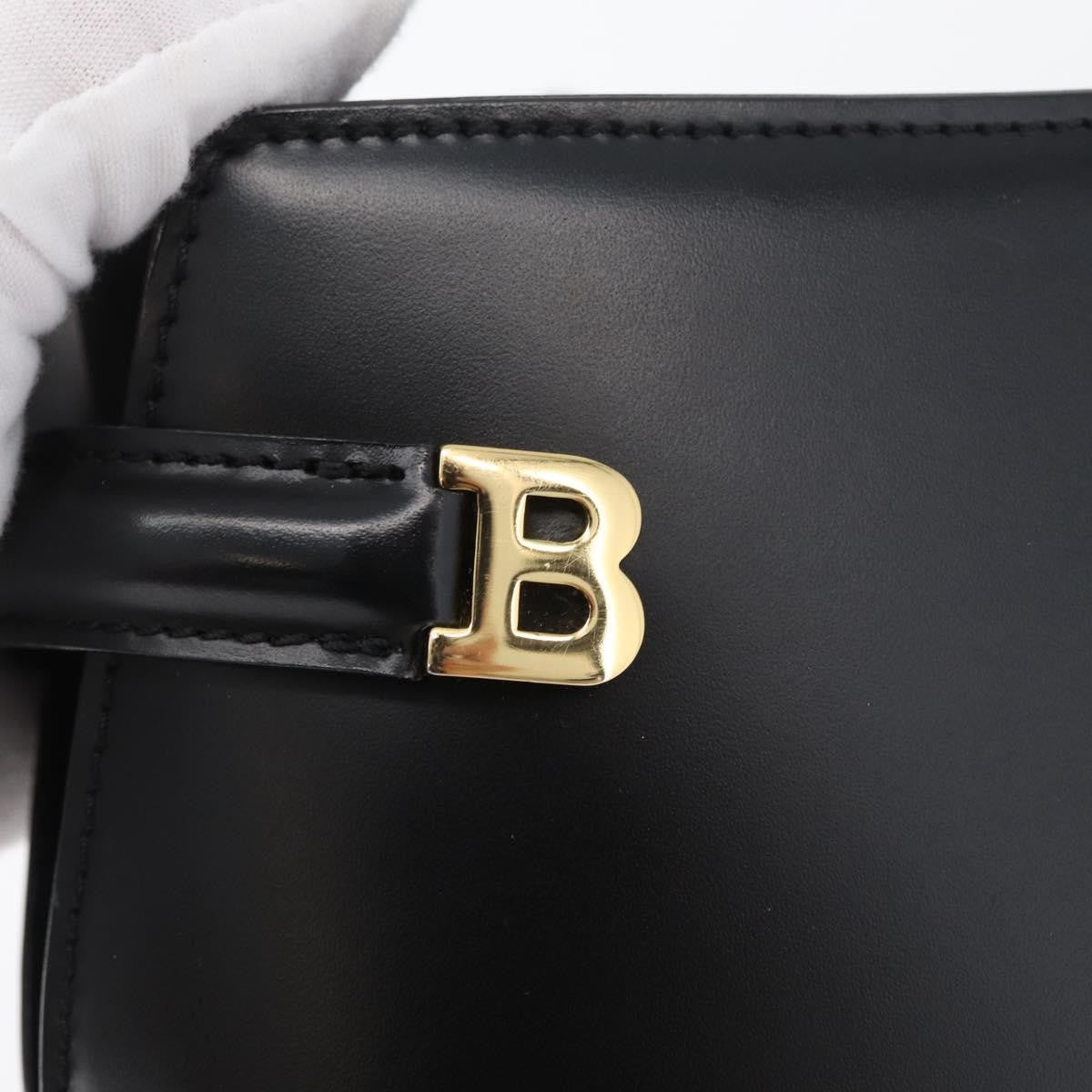 Bally Vintage Shoulder Bag Leather, BLACK, LEATHER, Shoulder bag