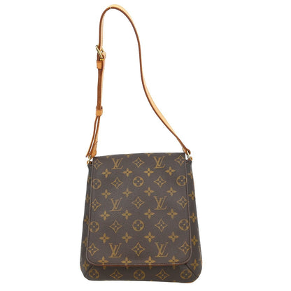 Louis Vuitton Musette Salsa Handbag Monogram Canvas, BROWN, CANVAS, Shoulder bag