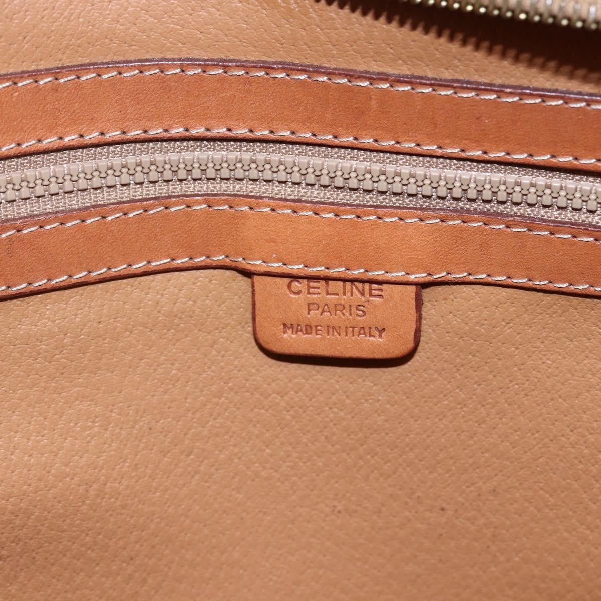 Celine Vintage Macadam Tote bag Canvas, BROWN, PVC, Tote bag