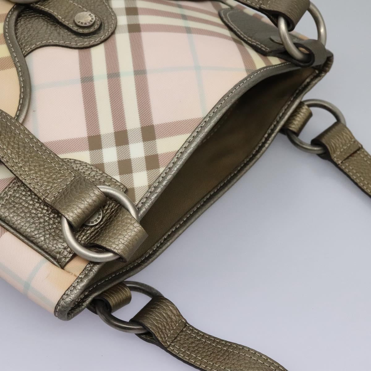 Burberry Nova Check Tote canvas check pattern, PINK, PVC, Tote bag