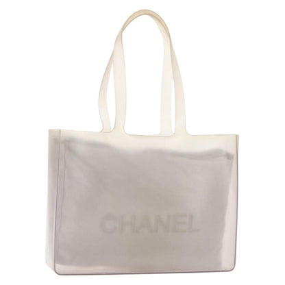Chanel Jelly Tote Rubber, GRAY, RUBBER, Tote bag