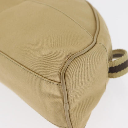 Gucci Vintage Shoulder Bag Canvas, BEIGE, CANVAS, Shoulder bag
