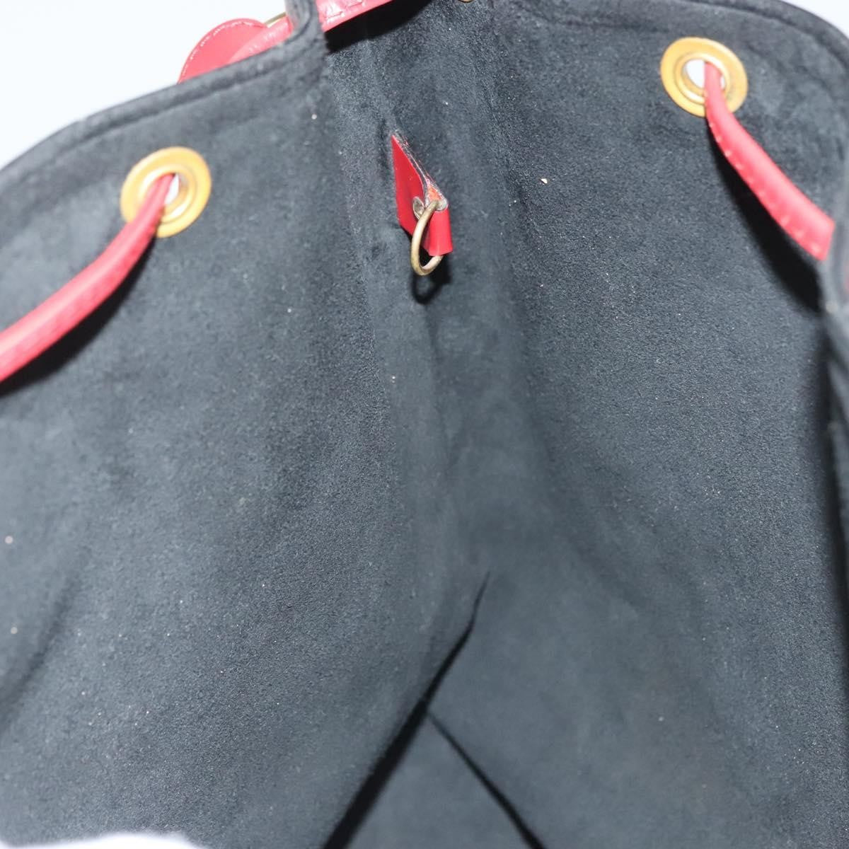 Louis Vuitton Noe Handbag Epi Leather, BLACK, LEATHER, Handbag