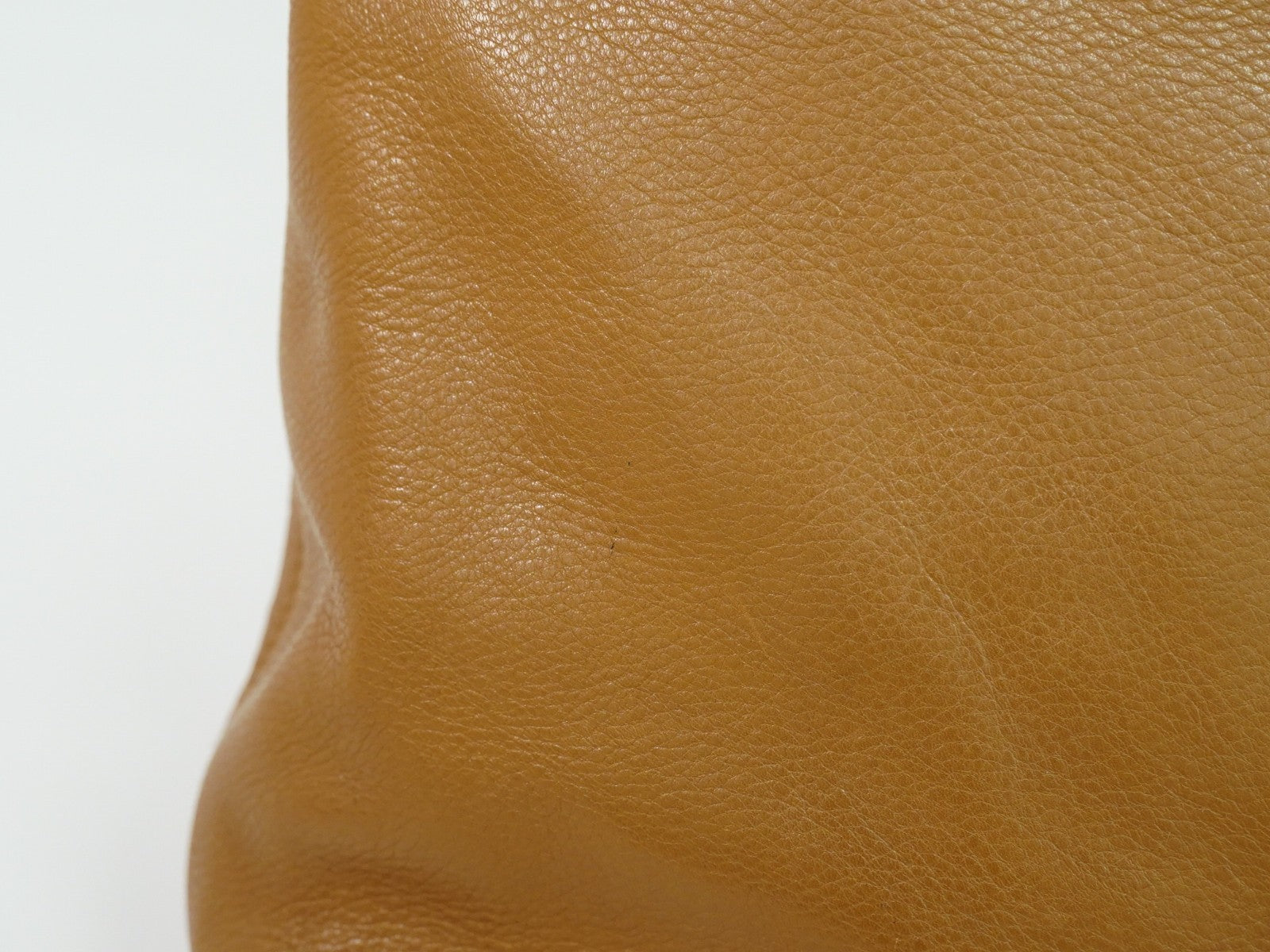 Chanel Vintage CC Tote Leather, BROWN, LEATHER, Tote bag