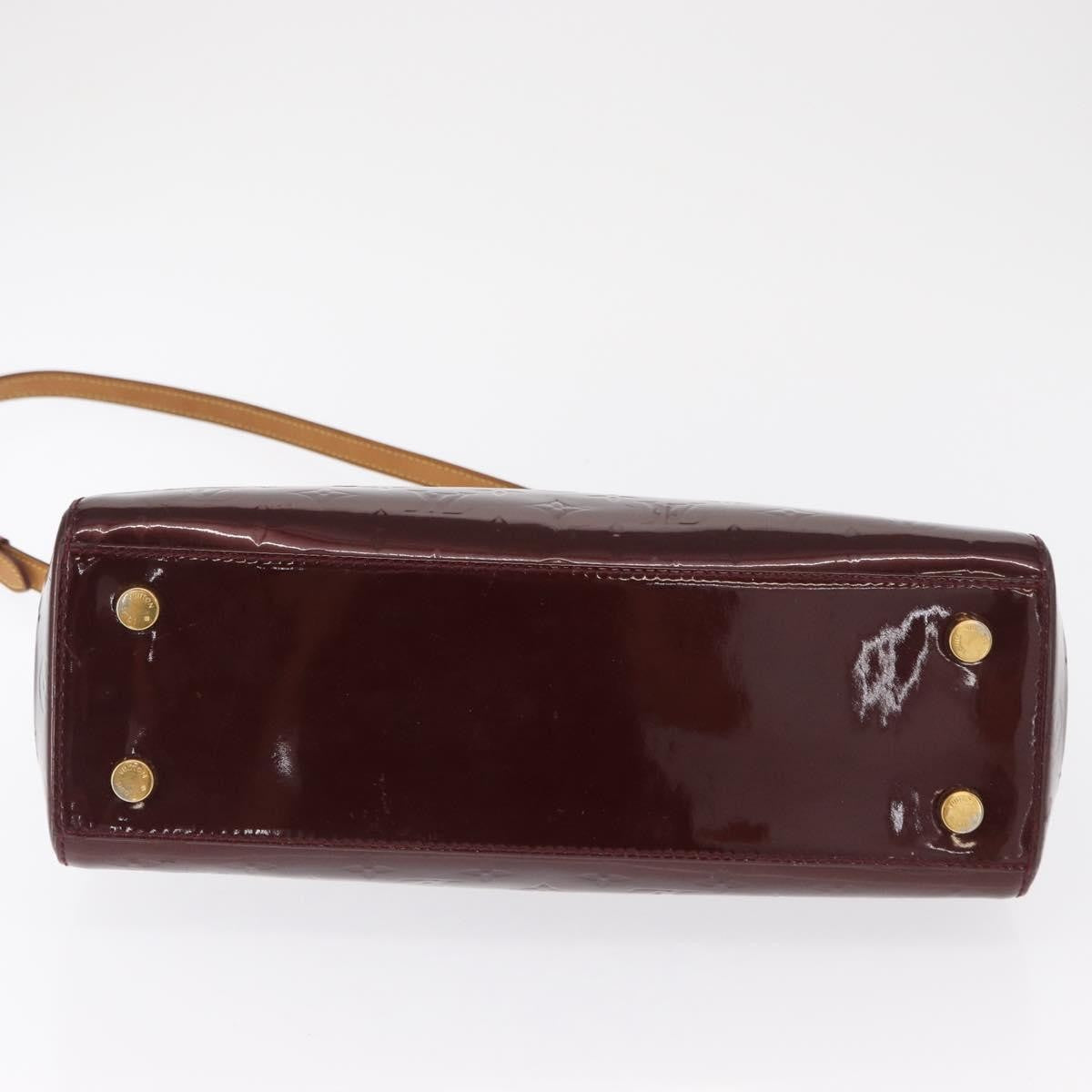Louis Vuitton Brea Handbag Monogram Vernis, BURGUNDY, PATENT_LEATHER, Handbag
