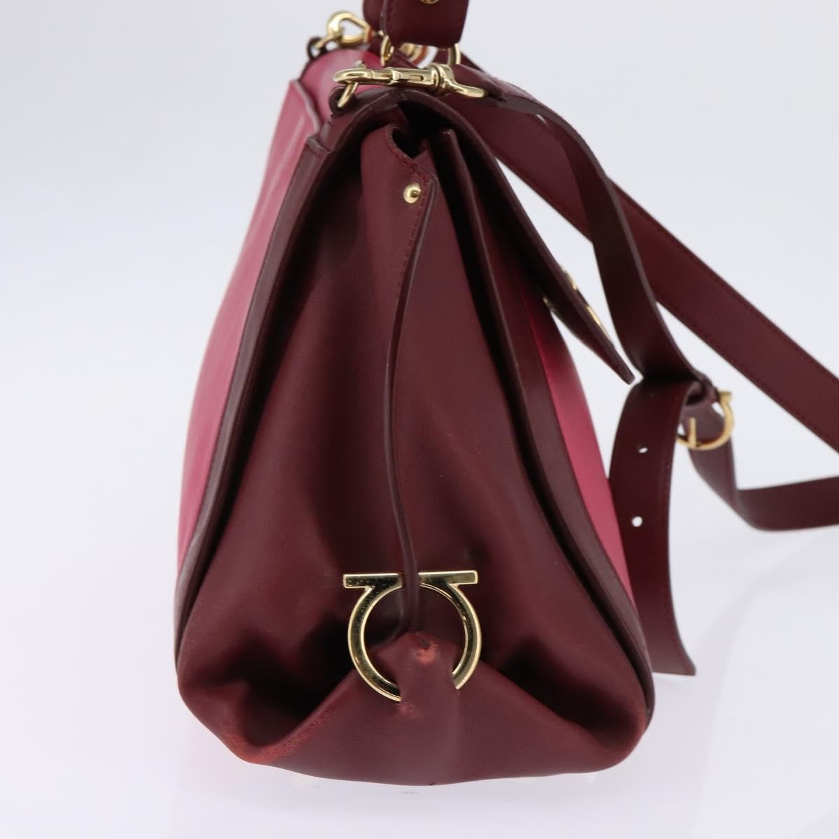 Salvatore Ferragamo Sofia Satchel Leather, PINK, LEATHER, Handbag