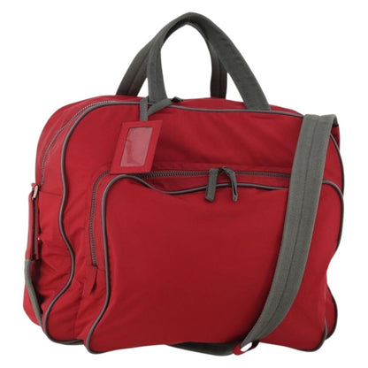 Prada Sport Line Boston Bag Nylon, Red, Nylon, Travel Bag