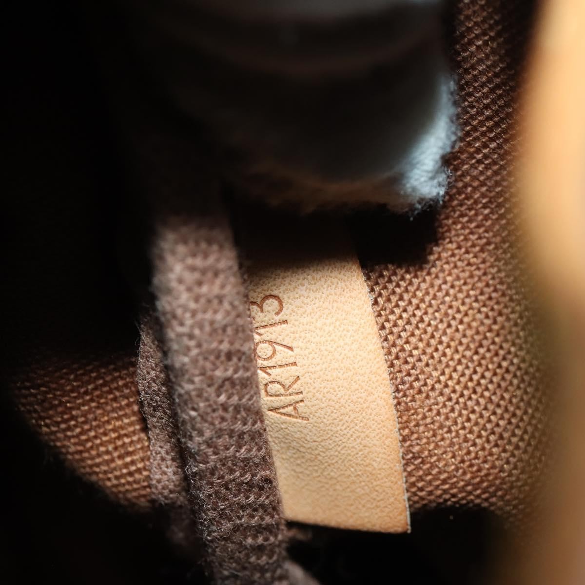 Louis Vuitton Saumur Handbag Monogram Canvas, BROWN, CANVAS, Shoulder bag