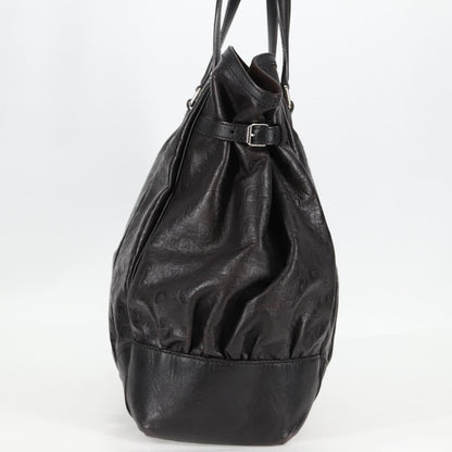 Gucci Full Moon Tote Leather, BLACK, LEATHER, Tote bag
