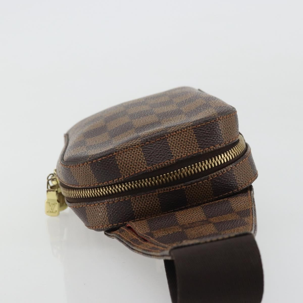 Louis Vuitton Geronimos Waist Bag Damier, Brown, Canvas, Shoulder Bag