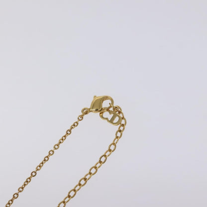 Christian Dior Logo Heart Pendant Necklace Metal, GOLD, METAL, Necklace