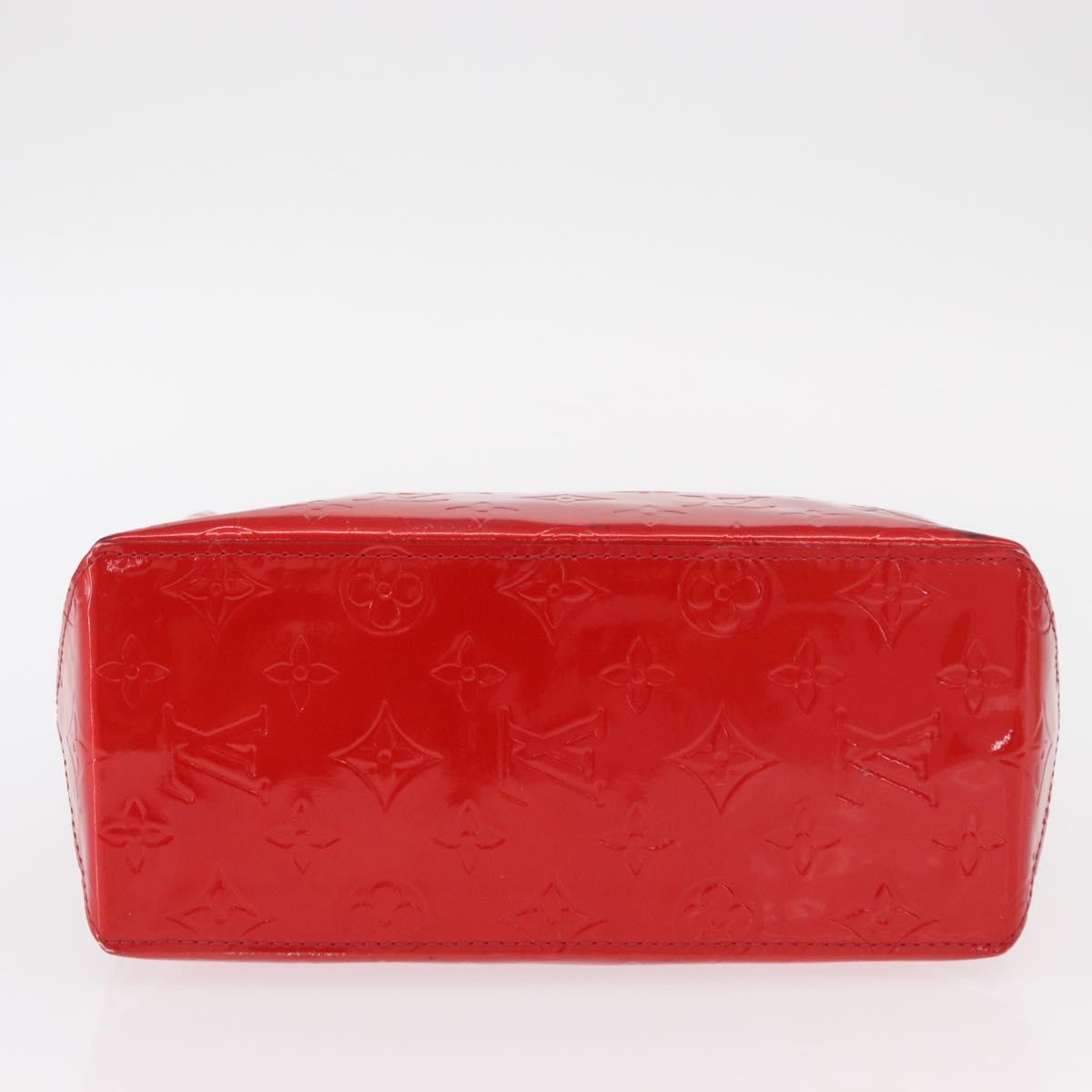 Louis Vuitton Reade Handbag Monogram Vernis, RED, PATENT_LEATHER, Handbag
