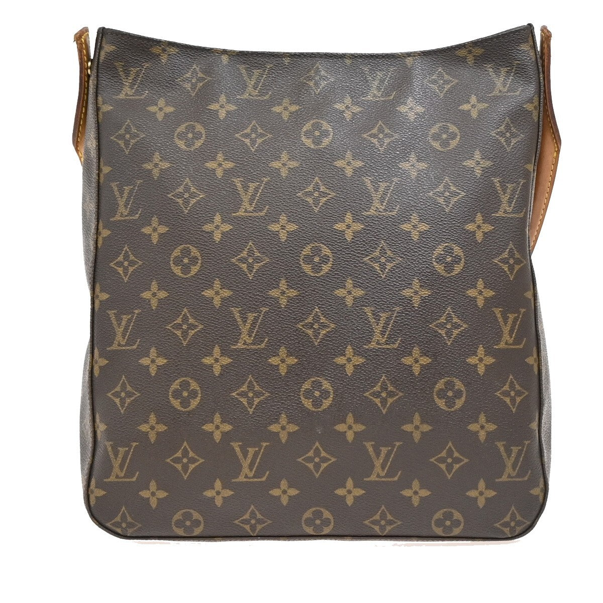 Louis Vuitton Looping Handbag Monogram Canvas, BROWN, CANVAS, Shoulder bag