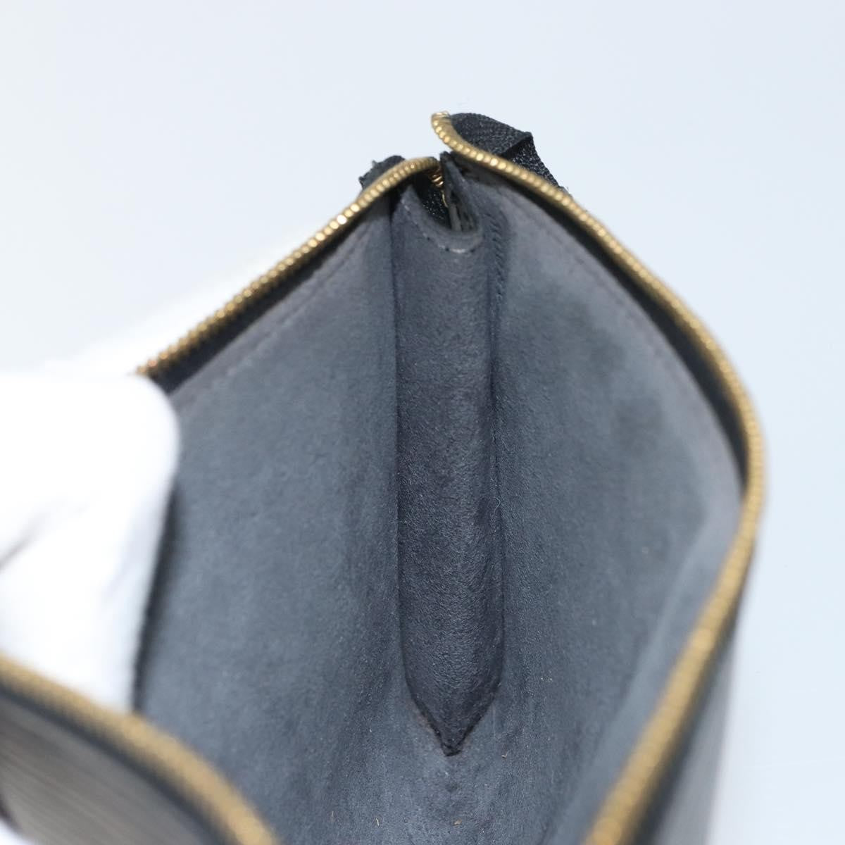 Louis Vuitton Pochette Accessoires Epi Leather, BLACK, LEATHER, Clutche & pouche