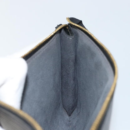 Louis Vuitton Pochette Accessoires Epi Leather, BLACK, LEATHER, Clutche & pouche