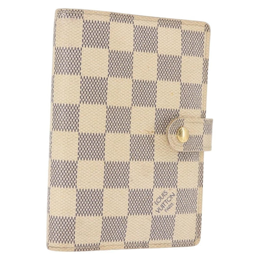 Louis Vuitton Agenda Cover Damier Azur, BEIGE, CANVAS, Toiletry Case
