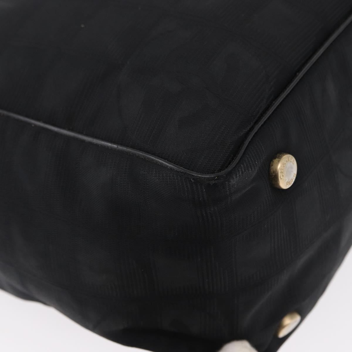 Chanel Travel Line Tote Nylon, BLACK, NYLON, Tote bag