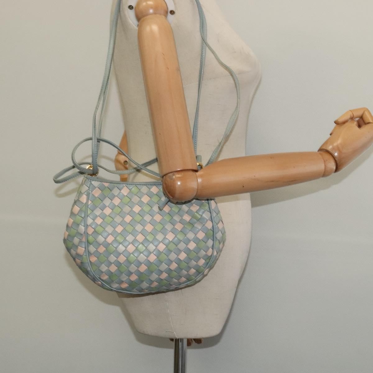 Bottega Veneta Drawstring Hobo Intrecciato Nappa, BLUE, LEATHER, Shoulder bag