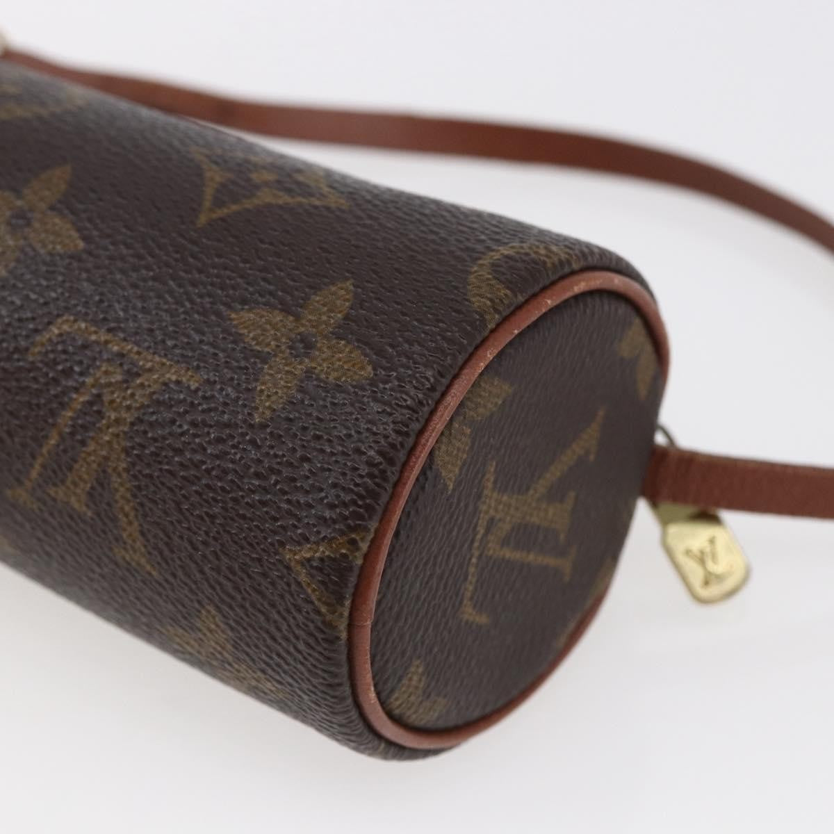 Louis Vuitton Papillon Pochette Monogram Canvas, BROWN, CANVAS, Handbag