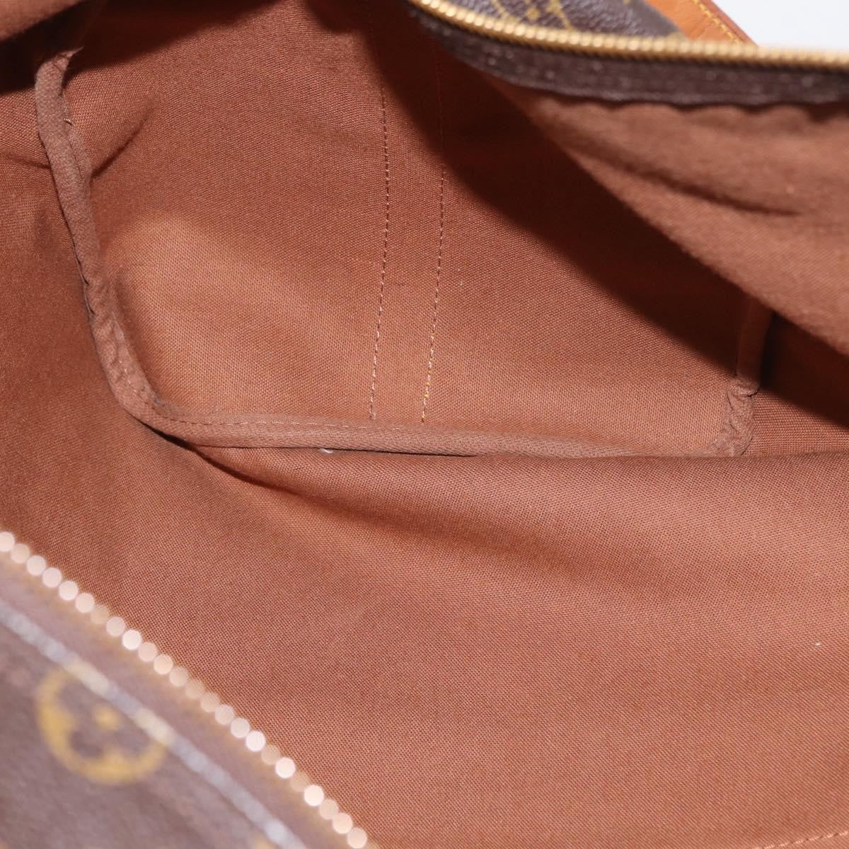 Louis Vuitton Keepall Bandouliere Bag Monogram Canvas, BROWN, CANVAS, Travel bag