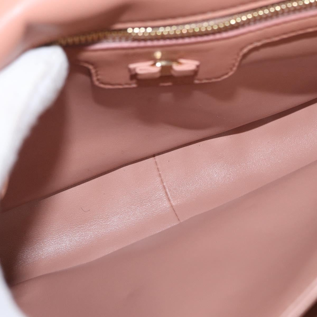 Salvatore Ferragamo Vara Soft Flap Bag Quilted Leather, PINK, LEATHER, Shoulder bag