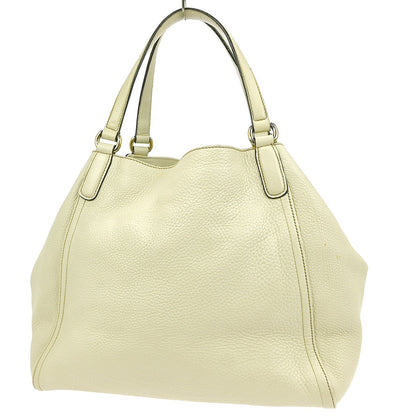 Gucci Soho Shoulder Bag Leather, ECRU, LEATHER, Shoulder bag